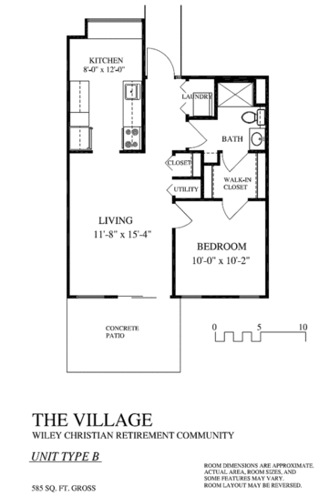 Floorplan of Wiley Christian Retirement Community, Assisted Living, Nursing Home, Independent Living, CCRC, Marlton, NJ 4