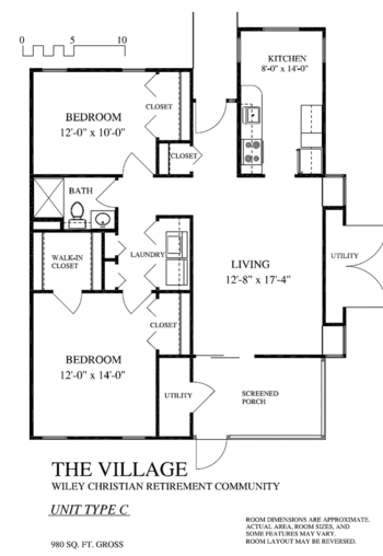 Floorplan of Wiley Christian Retirement Community, Assisted Living, Nursing Home, Independent Living, CCRC, Marlton, NJ 5