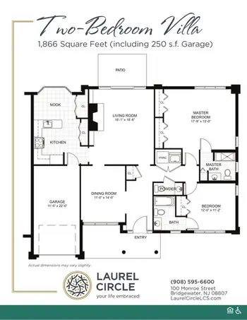 Floorplan of Laurel Circle, Assisted Living, Nursing Home, Independent Living, CCRC, Bridgewater, NJ 14