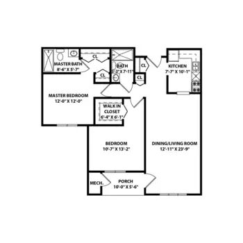 Floorplan of Harrogate, Assisted Living, Nursing Home, Independent Living, CCRC, Lakewood, NJ 3