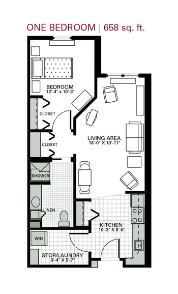 Floorplan of House of the Good Shepherd, Assisted Living, Nursing Home, Independent Living, CCRC, Hackettstown, NJ 3