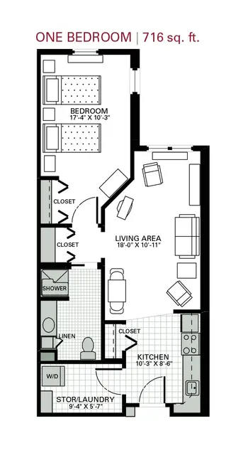 Floorplan of House of the Good Shepherd, Assisted Living, Nursing Home, Independent Living, CCRC, Hackettstown, NJ 4