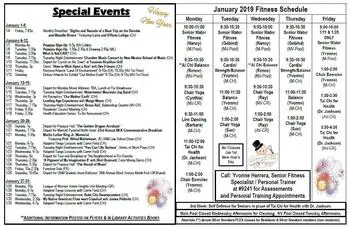 Activity Calendar of La Vida Llena, Assisted Living, Nursing Home, Independent Living, CCRC, Albuquerque, NM 4