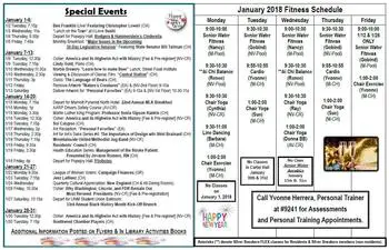 Activity Calendar of La Vida Llena, Assisted Living, Nursing Home, Independent Living, CCRC, Albuquerque, NM 6