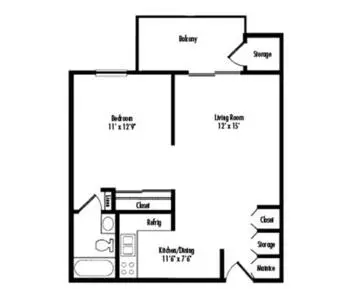 Floorplan of La Vida Llena, Assisted Living, Nursing Home, Independent Living, CCRC, Albuquerque, NM 7