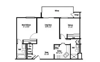 Floorplan of La Vida Llena, Assisted Living, Nursing Home, Independent Living, CCRC, Albuquerque, NM 14
