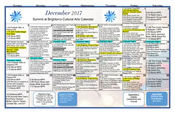 Activity Calendar of Jewish Senior Life, Assisted Living, Nursing Home, Independent Living, CCRC, Rochester, NY 8