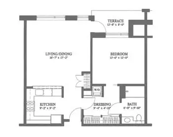 Floorplan of Jewish Senior Life, Assisted Living, Nursing Home, Independent Living, CCRC, Rochester, NY 4