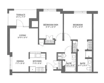 Floorplan of Jewish Senior Life, Assisted Living, Nursing Home, Independent Living, CCRC, Rochester, NY 9