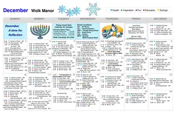 Activity Calendar of Jewish Senior Life, Assisted Living, Nursing Home, Independent Living, CCRC, Rochester, NY 10