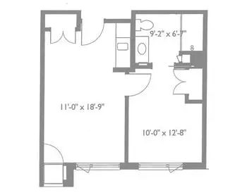 Floorplan of Jewish Senior Life, Assisted Living, Nursing Home, Independent Living, CCRC, Rochester, NY 12
