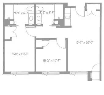 Floorplan of Jewish Senior Life, Assisted Living, Nursing Home, Independent Living, CCRC, Rochester, NY 16