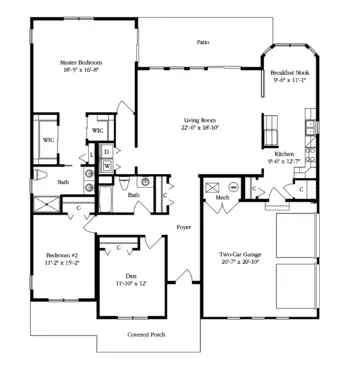 Floorplan of Peconic Landing, Assisted Living, Nursing Home, Independent Living, CCRC, Greenport, NY 11