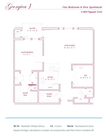 Floorplan of Peconic Landing, Assisted Living, Nursing Home, Independent Living, CCRC, Greenport, NY 18