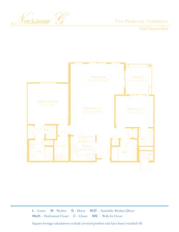 Floorplan of Peconic Landing, Assisted Living, Nursing Home, Independent Living, CCRC, Greenport, NY 20