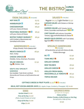 Dining menu of Woodland Pond at New Paltz, Assisted Living, Nursing Home, Independent Living, CCRC, New Paltz, NY 4