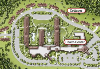 Campus Map of Woodland Pond at New Paltz, Assisted Living, Nursing Home, Independent Living, CCRC, New Paltz, NY 1