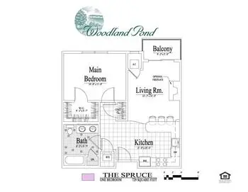 Floorplan of Woodland Pond at New Paltz, Assisted Living, Nursing Home, Independent Living, CCRC, New Paltz, NY 7