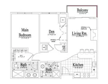 Floorplan of Woodland Pond at New Paltz, Assisted Living, Nursing Home, Independent Living, CCRC, New Paltz, NY 10