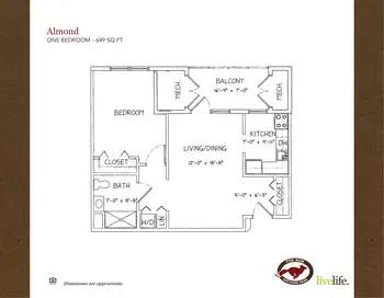 Floorplan of Fox Run Orchard Park, Assisted Living, Nursing Home, Independent Living, CCRC, Orchard Park, NY 1
