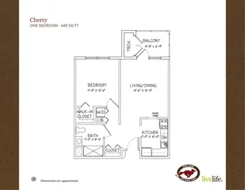Floorplan of Fox Run Orchard Park, Assisted Living, Nursing Home, Independent Living, CCRC, Orchard Park, NY 8