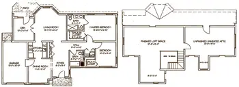 Floorplan of Fox Run Orchard Park, Assisted Living, Nursing Home, Independent Living, CCRC, Orchard Park, NY 17
