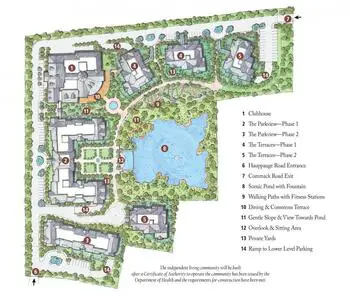 Campus Map of Gurwin Jewish, Assisted Living, Nursing Home, Independent Living, CCRC, Commack, NY 1