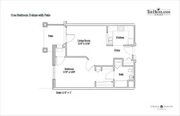 Floorplan of The Highlands At Pittsford, Assisted Living, Nursing Home, Independent Living, CCRC, Pittsford, NY 11