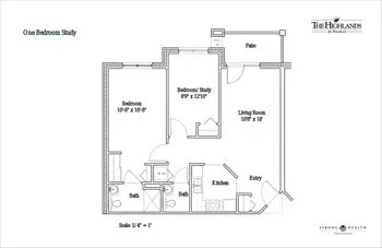 Floorplan of The Highlands At Pittsford, Assisted Living, Nursing Home, Independent Living, CCRC, Pittsford, NY 12