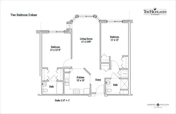 Floorplan of The Highlands At Pittsford, Assisted Living, Nursing Home, Independent Living, CCRC, Pittsford, NY 14
