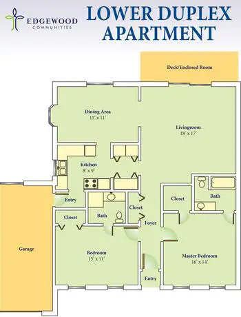 Floorplan of Lutheran Jamestown, Assisted Living, Nursing Home, Independent Living, CCRC, Jamestown, NY 2