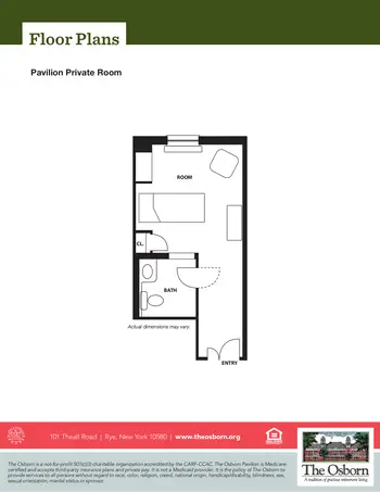 Floorplan of The Osborn, Assisted Living, Nursing Home, Independent Living, CCRC, Rye, NY 2