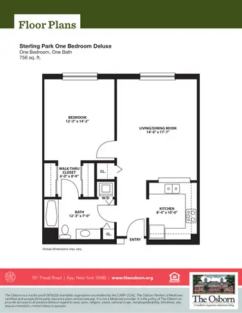 Floorplan of The Osborn, Assisted Living, Nursing Home, Independent Living, CCRC, Rye, NY 3