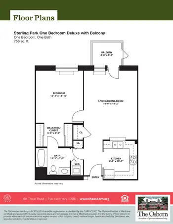 Floorplan of The Osborn, Assisted Living, Nursing Home, Independent Living, CCRC, Rye, NY 4