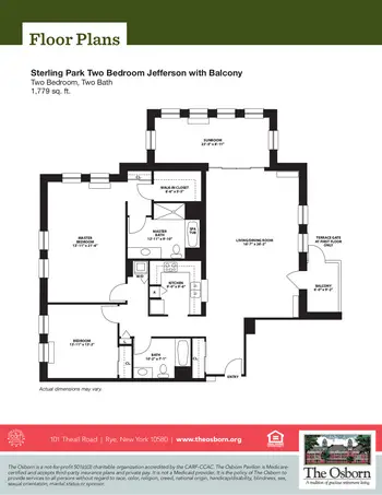 Floorplan of The Osborn, Assisted Living, Nursing Home, Independent Living, CCRC, Rye, NY 8