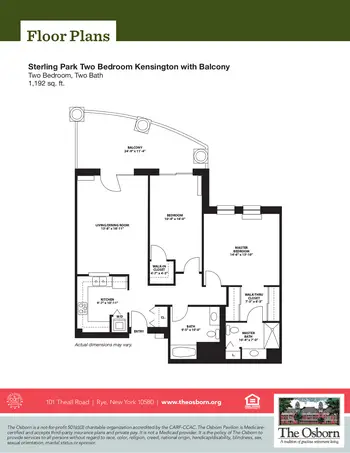 Floorplan of The Osborn, Assisted Living, Nursing Home, Independent Living, CCRC, Rye, NY 9
