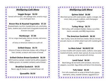 Dining menu of The Osborn, Assisted Living, Nursing Home, Independent Living, CCRC, Rye, NY 6