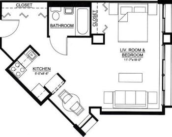 Floorplan of The Wesley Community, Assisted Living, Nursing Home, Independent Living, CCRC, Saratoga Springs, NY 4