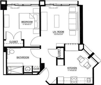 Floorplan of The Wesley Community, Assisted Living, Nursing Home, Independent Living, CCRC, Saratoga Springs, NY 8