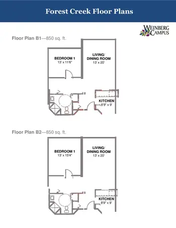 Floorplan of Weinberg Campus, Assisted Living, Nursing Home, Independent Living, CCRC, Getzville, NY 2