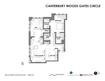 Floorplan of Canterbury Woods, Assisted Living, Nursing Home, Independent Living, CCRC, Williamsville, NY 14