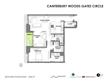 Floorplan of Canterbury Woods, Assisted Living, Nursing Home, Independent Living, CCRC, Williamsville, NY 13