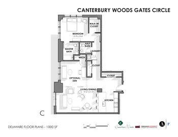Floorplan of Canterbury Woods, Assisted Living, Nursing Home, Independent Living, CCRC, Williamsville, NY 16