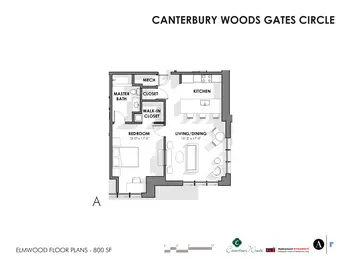 Floorplan of Canterbury Woods, Assisted Living, Nursing Home, Independent Living, CCRC, Williamsville, NY 12