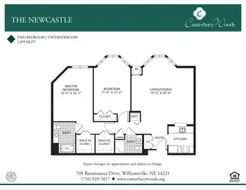Floorplan of Canterbury Woods, Assisted Living, Nursing Home, Independent Living, CCRC, Williamsville, NY 9