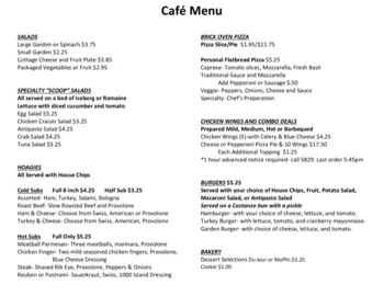 Dining menu of Canterbury Woods, Assisted Living, Nursing Home, Independent Living, CCRC, Williamsville, NY 5