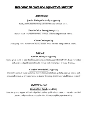 Dining menu of Canterbury Woods, Assisted Living, Nursing Home, Independent Living, CCRC, Williamsville, NY 10