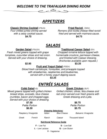 Dining menu of Canterbury Woods, Assisted Living, Nursing Home, Independent Living, CCRC, Williamsville, NY 14