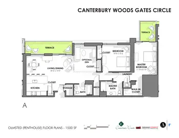 Floorplan of Canterbury Woods, Assisted Living, Nursing Home, Independent Living, CCRC, Williamsville, NY 2