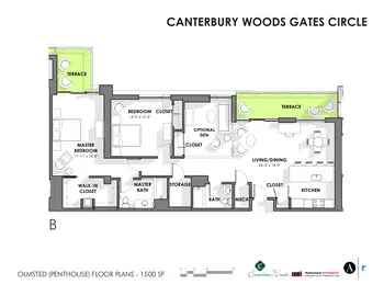 Floorplan of Canterbury Woods, Assisted Living, Nursing Home, Independent Living, CCRC, Williamsville, NY 1